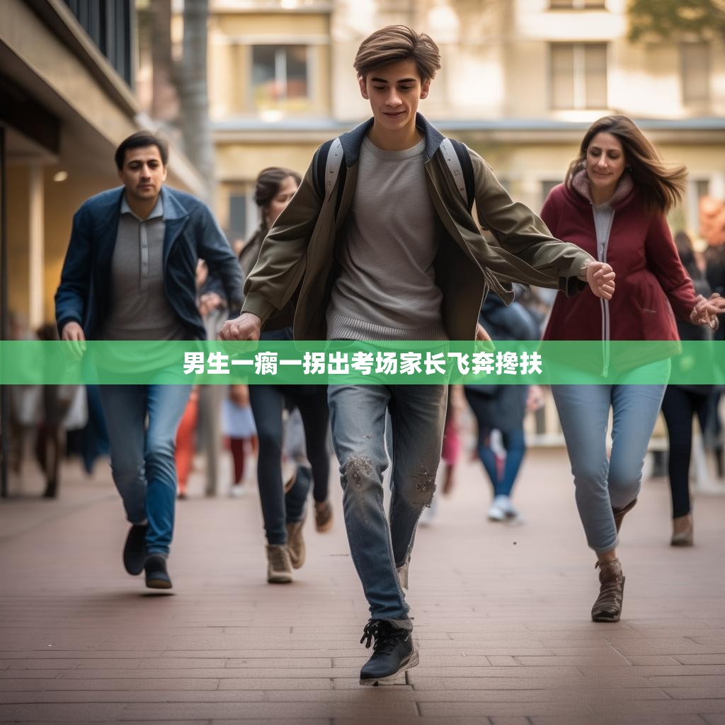 考场外，家长与孩子的温情瞬间