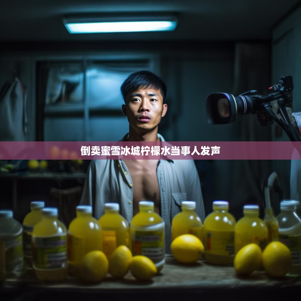 倒卖蜜雪冰城柠檬水当事人发声