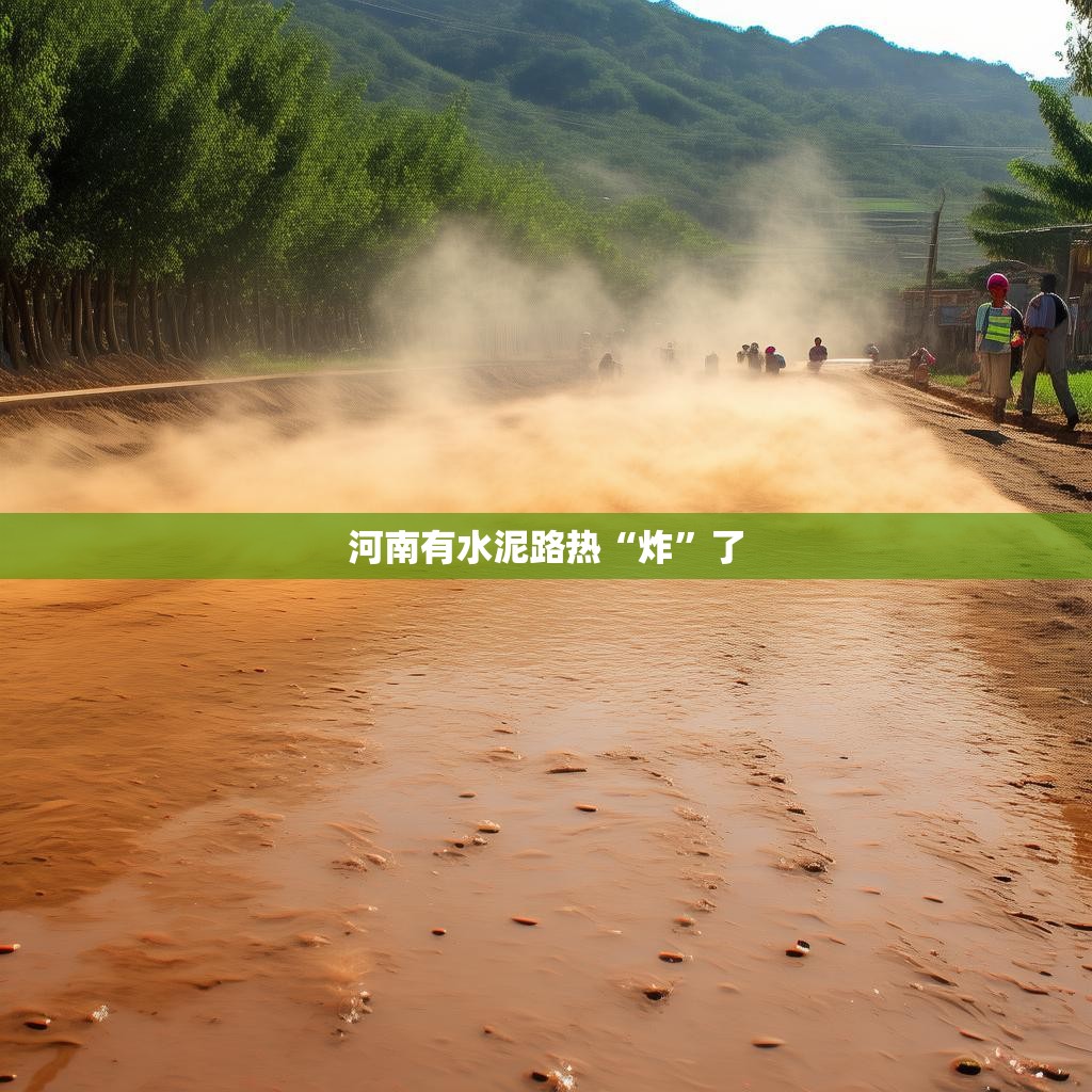 河南有水泥路热“炸”了