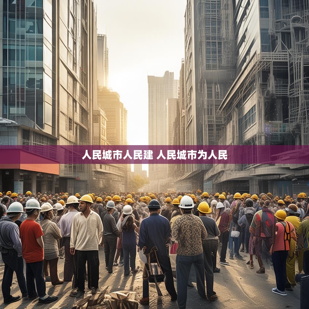 人民城市共建共享，以民为本