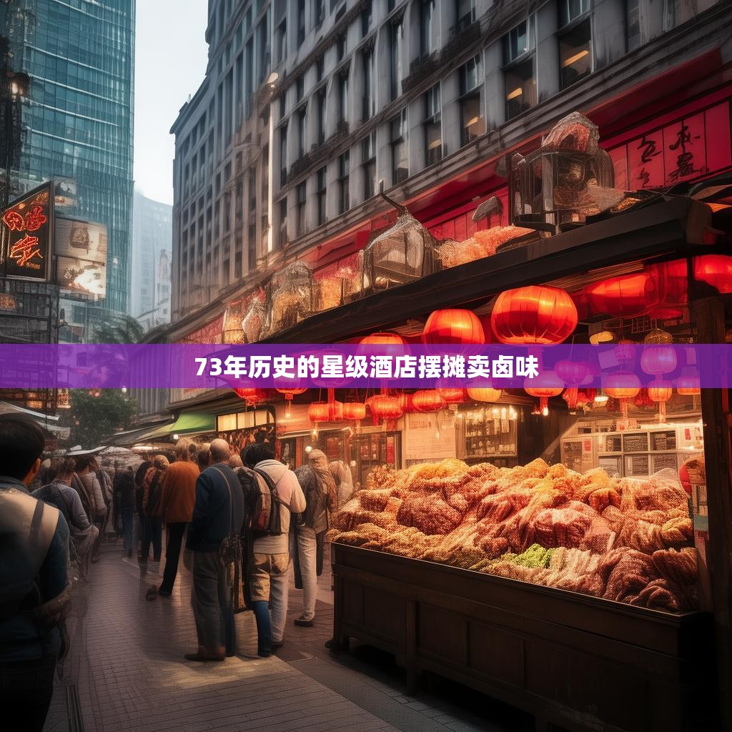 73年历史的星级酒店摆摊卖卤味