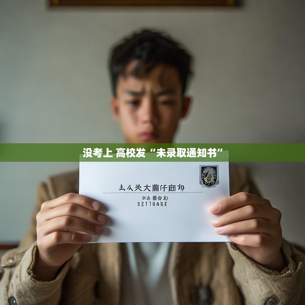 没考上 高校发“未录取通知书” 没考上 高校发“未录取通知书”
